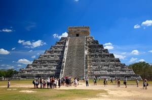 メキシコのピラミッドの写真