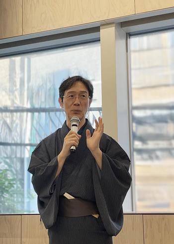 笑也さんのお姿は所作の美しさが際立ちました