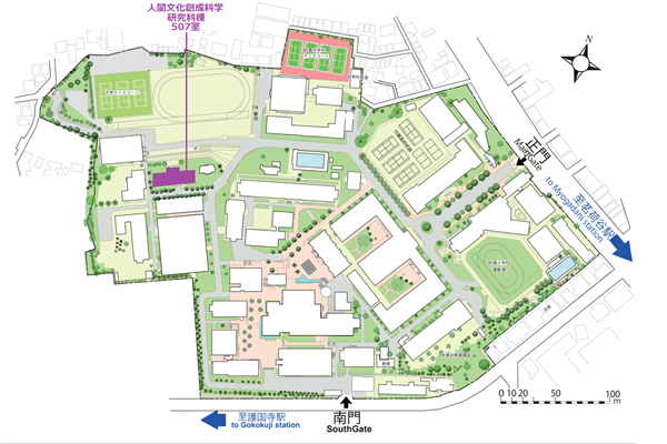 研究所学内地図