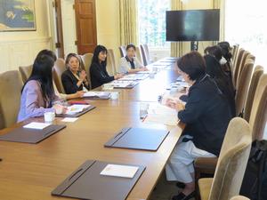 久能氏とフェローの懇談会