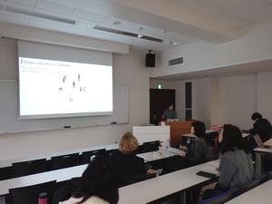 佐藤さんの発表の様子