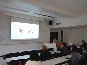 濱下さんの発表の様子