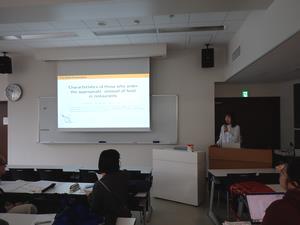 西田さんの発表の様子