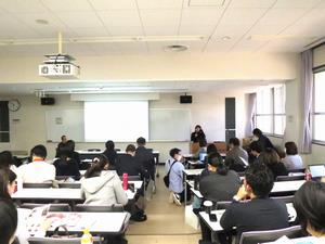 JICA 堀田氏の講演の様子